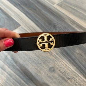 Tory Burch reversible belt black/brown